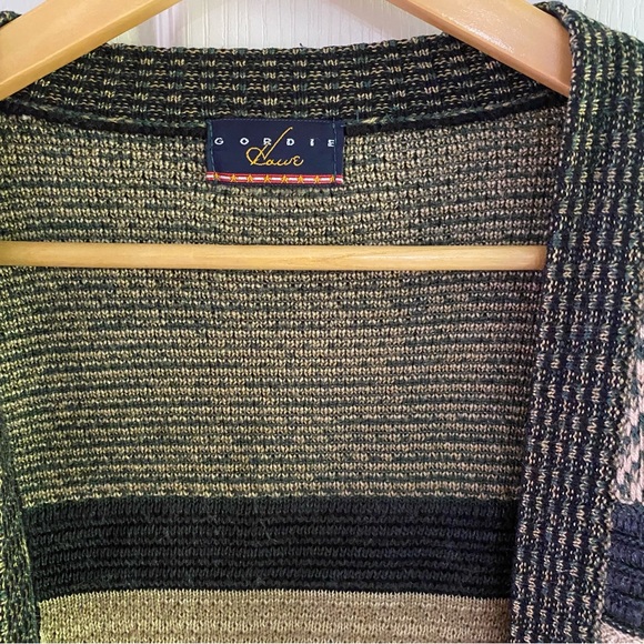 Gordie Howe cardigan small to medium women’s size. Nice green gold black - Picture 4 of 7